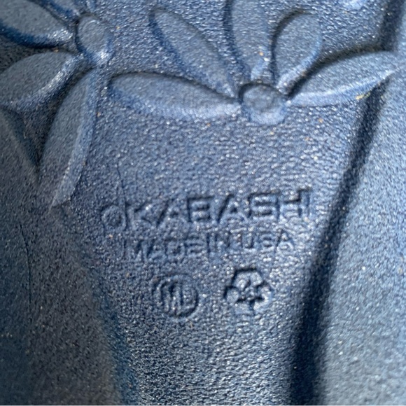 Okabashi Support Sandals Flip Flops Women's Dark Navy Blue Medium/Large - Picture 8 of 11